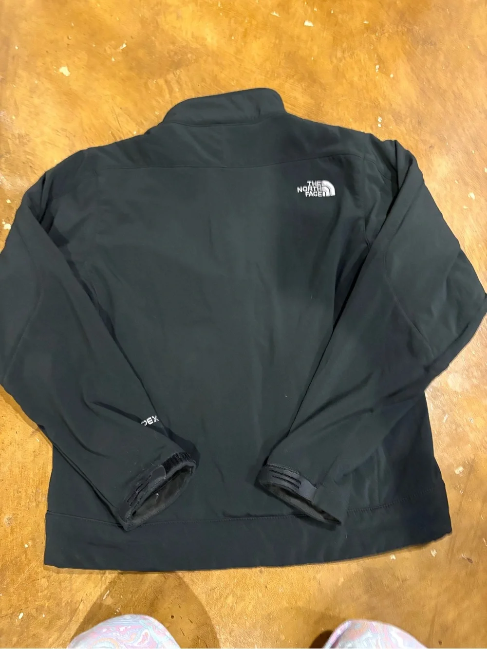The North Face Black Softshell Jacket with Chest Zip